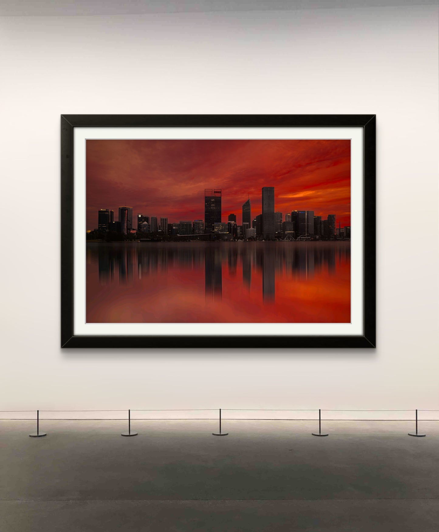 Golden Horizon - Sunrise Over Perth City
