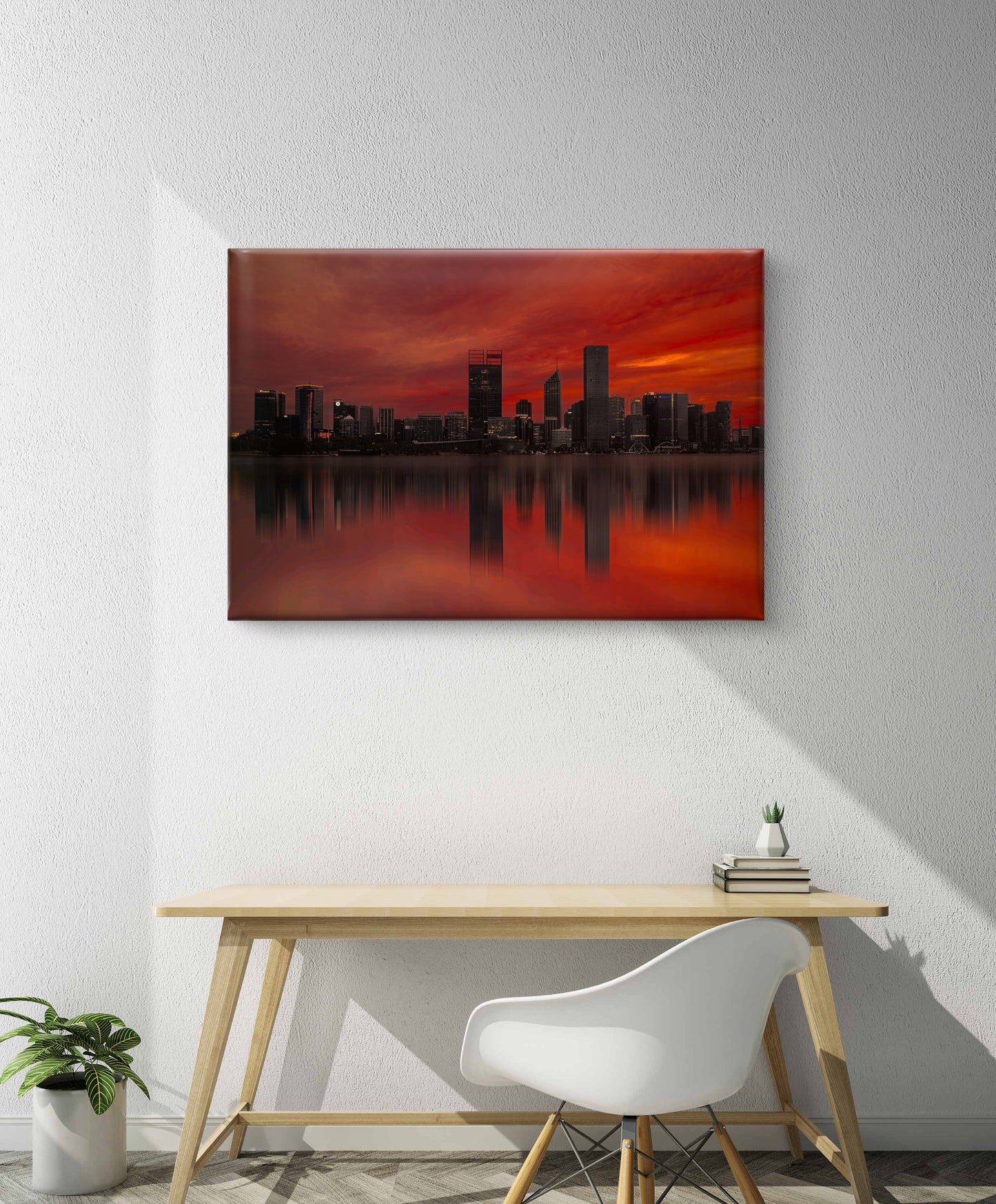 Golden Horizon - Sunrise Over Perth City