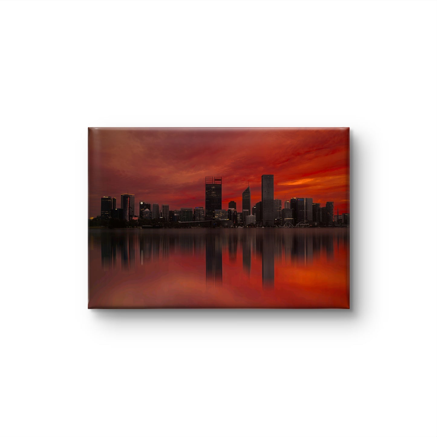 Golden Horizon - Sunrise Over Perth City